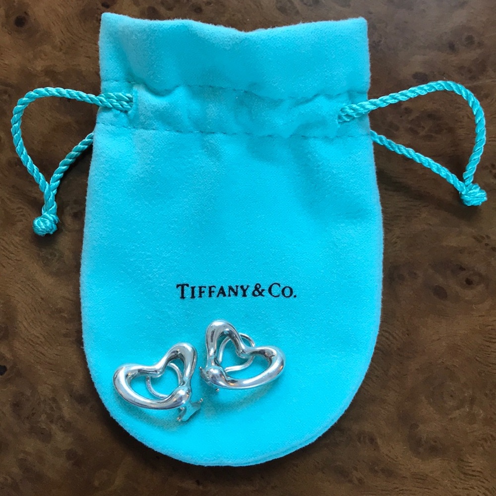 Tiffany & Co. Elsa Peretti Open Heart Earrings